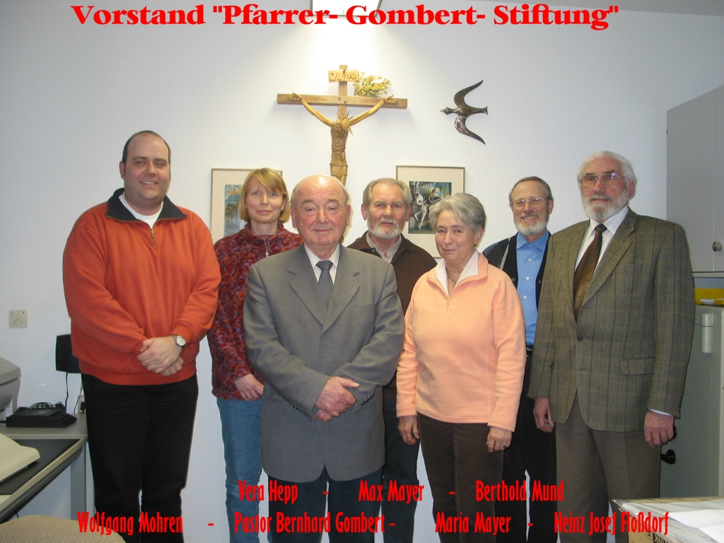 Vorstand 2006 (c) Pfarrer-Gombert-Stiftung
